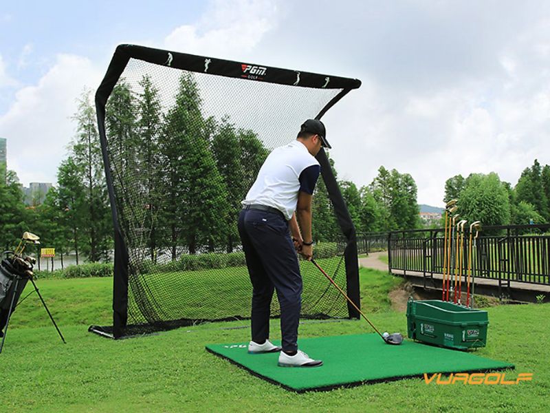 Combo Lưới tập Golf chữ Z + Thảm Swing 1,3x1m3m + Thảm Putt 1x3m (Tặng 10 bóng tập) 9 Combo Lưới tập Golf chữ Z tại nhà