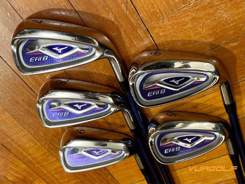 Bộ gậy Golf Fullset Mizuno EFIL-8 Lady (9 gậy+Túi) 10 Mizuno EFIL-8 Lady trọn bộ
