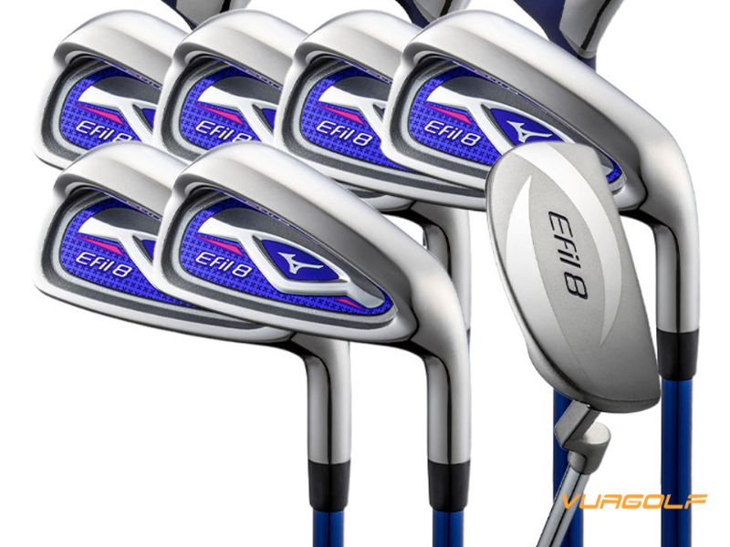 Bộ gậy Golf Fullset Mizuno EFIL-8 Lady (9 gậy+Túi) 13 Mizuno EFIL-8 Lady thiết kế đẹp mắt