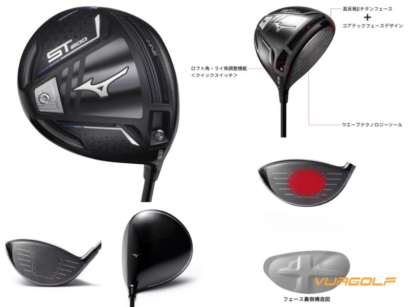 Gậy Golf Driver Mizuno ST200 9 Ưu điểm của gậy Driver Mizuno ST200