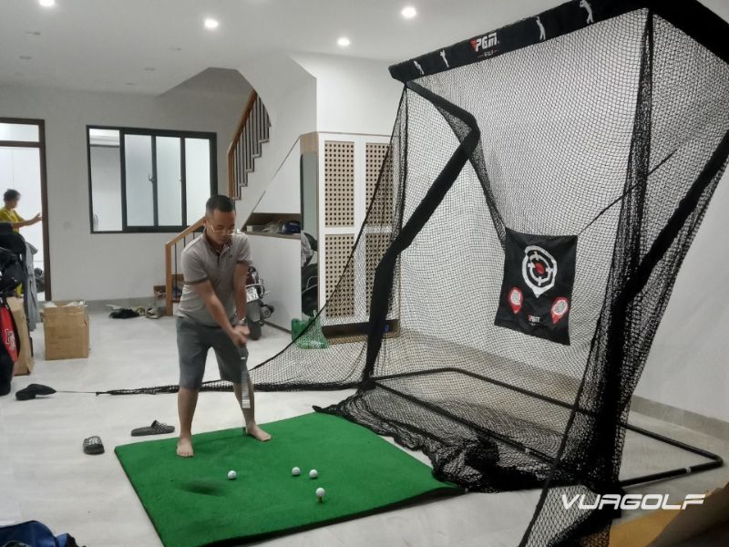 thi công sân golf trong nhà uy tín