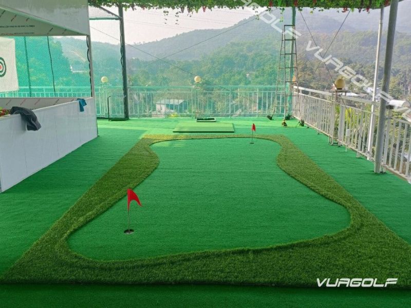 Thi công sân golf sân thượng