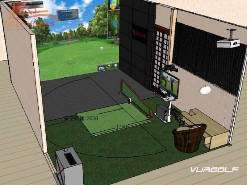 Kích thước phòng golf 3D tiêu chuẩn 2023 3 kích thước phòng golf 3d là bao nhiêu