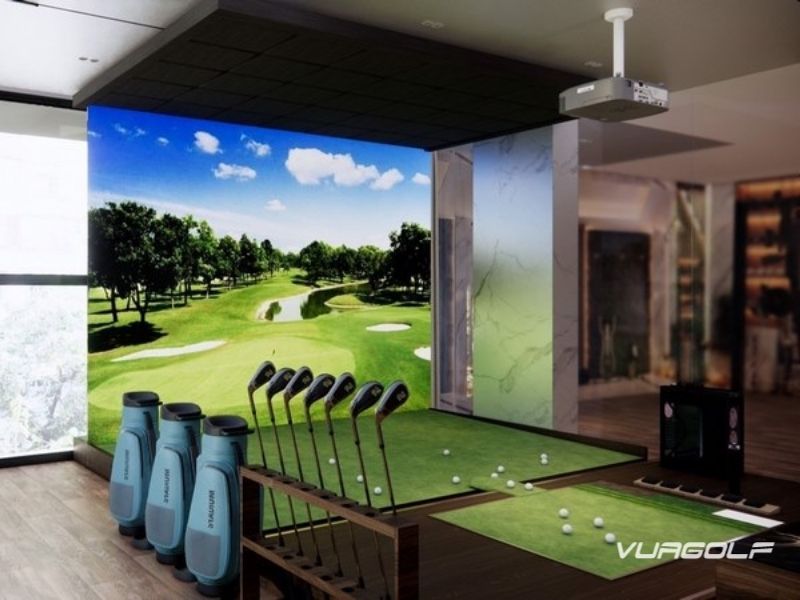 Kích thước phòng golf 3D tiêu chuẩn 2023 1 kích thước phòng golf 3d