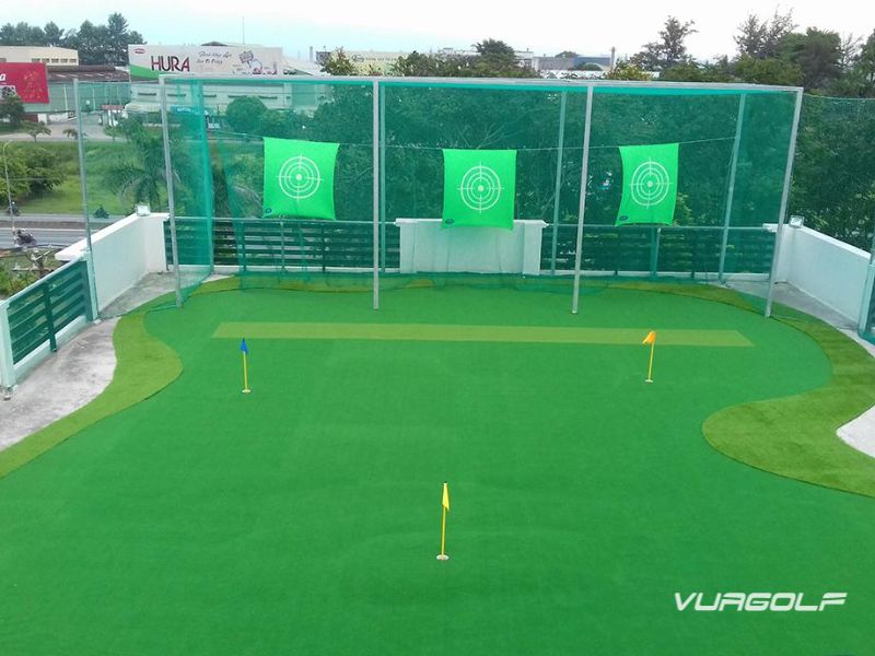 Lưu ý khi thi công sân golf mini