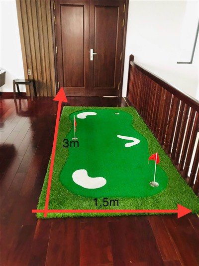 Mẫu thảm tập Putting Golf tại nhà tiện lợi